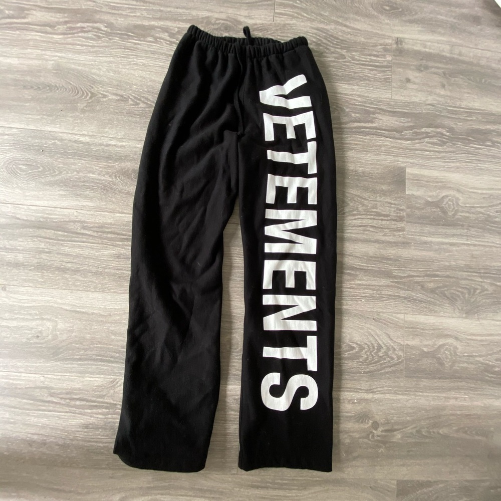 VETEMENTS Logo-print Jersey Track Pants